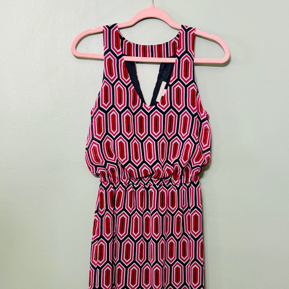 Banana‎ Republic Women's Geometric Maxi Dress - Size 2